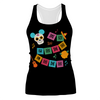 Coco Un Poco Loco Women's Racerback Tank Top – Stretchy, Stylish, and Perfect for Theme Park Fans