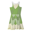 Princess Tiana Women’s Sleeveless Dress – Knee-Length with Hand-Drawn Design