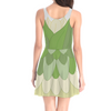 Frog Princess Short Running Skirt Dress Women's Tank Dress Mini Sleeveless Dress