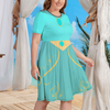 Arabian Princess Women's Theme Park Plus Size Dress with Pockets