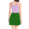 Mermaid Ariel Short Running Skirt Dress Women's Tank Dress Mini Sleeveless Dress
