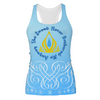 Elsa Women's Racerback Tank Top – Stretchy, Stylish, and Perfect for Theme Park Fans