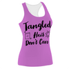 Tangled Women's Racerback Tank Top – Stretchy, Stylish, and Perfect for Theme Park Fans