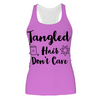 Tangled Women's Racerback Tank Top – Stretchy, Stylish, and Perfect for Theme Park Fans