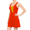 Mushu- Women's Tank Dress Mini Sleeveless Dress - Princess Running Dress