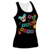 Coco Un Poco Loco Women's Racerback Tank Top – Stretchy, Stylish, and Perfect for Theme Park Fans