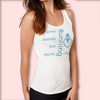 Olaf Women's Racerback Tank Top – Stretchy, Stylish, and Perfect for Theme Park Fans