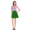 Mermaid Ariel Short Running Skirt Dress Women's Tank Dress Mini Sleeveless Dress