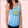 Elsa Women's Racerback Tank Top – Stretchy, Stylish, and Perfect for Theme Park Fans