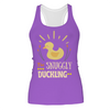 Punzie Princess Ugly Duckiling Women's Racerback Tank Top – Stretchy, Stylish, and Perfect for Theme Park Fans