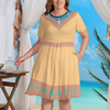 Pocahontas Women's Theme Park Plus Size Dress with Pockets