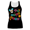 Coco Un Poco Loco Women's Racerback Tank Top – Stretchy, Stylish, and Perfect for Theme Park Fans