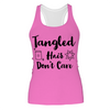 Tangled 2 Women's Racerback Tank Top – Stretchy, Stylish, and Perfect for Theme Park Fans