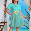 Arabian Princess Women's Theme Park Plus Size Dress with Pockets