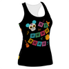 Coco Un Poco Loco Women's Racerback Tank Top – Stretchy, Stylish, and Perfect for Theme Park Fans