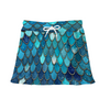 Mermaid Mini Skort (Athletic Running Skirt with Shorts)