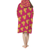 Mouse Burger Cozy Adults' Pullover Hooded Loungewear - Fuzzy Pajamas