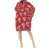 Mouse Burger Cozy Adults' Pullover Hooded Loungewear - Fuzzy Pajamas