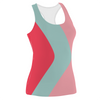 Bubble Gum Wall Women's Racerback Tank Top – Stretchy, Stylish, and Perfect for Theme Park Fans