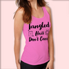 Tangled 2 Women's Racerback Tank Top – Stretchy, Stylish, and Perfect for Theme Park Fans