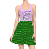 Mermaid Ariel Short Running Skirt Dress Women's Tank Dress Mini Sleeveless Dress