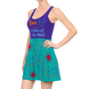 Pocahontas Short Running Skirt Dress Women's Tank Dress Mini Sleeveless Dress