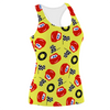 Cars Lightning Racer Women's Racerback Tank Top – Stretchy, Stylish, and Perfect for Theme Park Fans