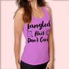 Tangled Women's Racerback Tank Top – Stretchy, Stylish, and Perfect for Theme Park Fans