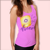 Punzie Princess Dream Women's Racerback Tank Top – Stretchy, Stylish, and Perfect for Theme Park Fans