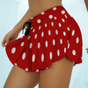 Polka Dot Mini Skort (Athletic Running Skirt with Shorts)