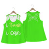 I Tink I can Fairy Women's Tank Dress Stylish Sleeveless Short plus size tank top—read size chart!