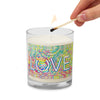 Love Mouse Glass jar soy wax candle