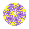 Magical Rapunzel Wall Clock - Sun and Purple Background