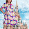 Disneyana women’s theme park dresss Plus Size Dress for women Disneybounding Fashion parkhopping dress with pockets dress for women wdw