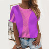 Rapunzel Purple and Pink Women's Short-sleeve T-Shirts Casual Tees