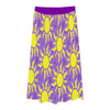 Rapunzel Sun Women's Pleated Midi Skirt, Disney Princess Costume, Long Hair Princess Skirt, Disney bounding Outfits Princess