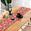 Matched Christmas Outfits for Theme Park Fans Matching Holiday Home Decor 2 Sides Different Custom Table Runner with Tassel Table Mat