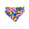 Purple Soda Cap and Balloons Pet Cute Bandanas Washable Dog Cat Triangle Bibs