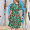 Moana Plus Size Dress with Pockets