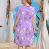 Figgy Purple Plus Size Dress with Pockets