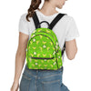 Custom Bags Leather Backpack Schoolbag 10.6" x 7" x 12.2"