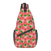 Christmas Mouse with Bow Cross-body Bag Lightweight Fashion Sling Bag
