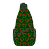 Christmas Wreath Unisex Cross-body Bag Lightweight Fashion Sling Bag