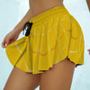 Princess Belle Mini Skirt Elastic Waist Skirt Beauty and the Beast Sports Skirt