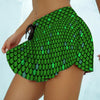 Mermaid Mini Skirt with shorts Elastic Waist Skirt Sports Skirt