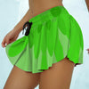 Tink Fairy Skort Tinkerbell Mini Skirt with shorts Elastic Waist Skirt Peter Pan Sports Skirt