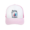 Princess Look Out the Window Adjustable Mesh Baseball Hat