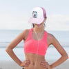 Princess Look Out the Window Adjustable Mesh Baseball Hat