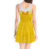 Belle Dress Belle Cosplay Belle Costume Women'sTank Dress Mini Sleeveless Dress