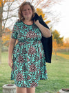 Moana Plus Size Dress with Pockets